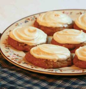 Frosted Rhubarb Cookie Recipe Image